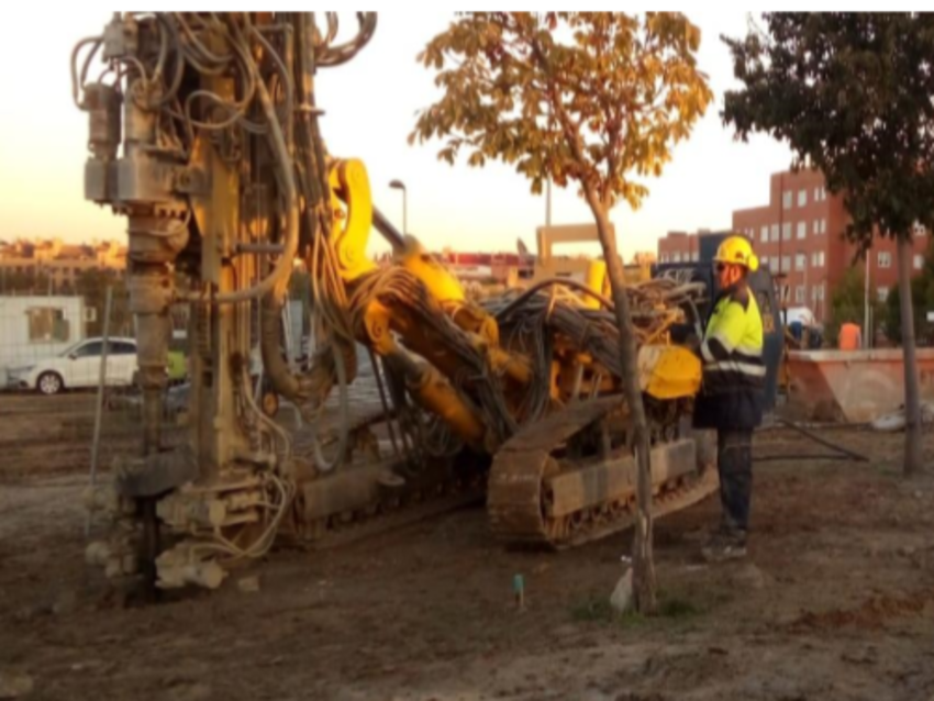 Trabajos de mejora del terreno para la 